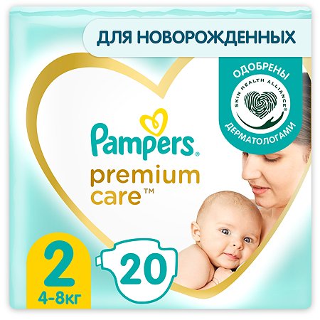 картинка Подгузники Panpers Premium Care 2 4-8кг 20+20 от магазина Одежда+