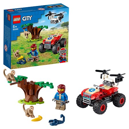 картинка Конструктор LEGO CITY "Спасательный вездеход для зверей", 60300 от магазина Одежда+