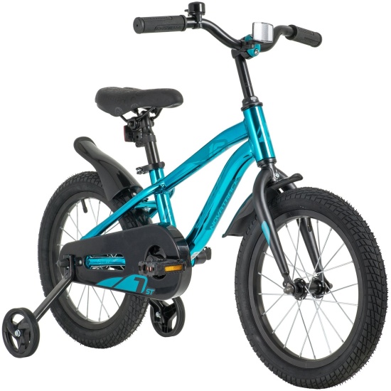 картинка Велосипед NOVATRACK 16" PRIME алюм., синий металлик,  полная защита  167APRIME.GBL2 от магазина Одежда+