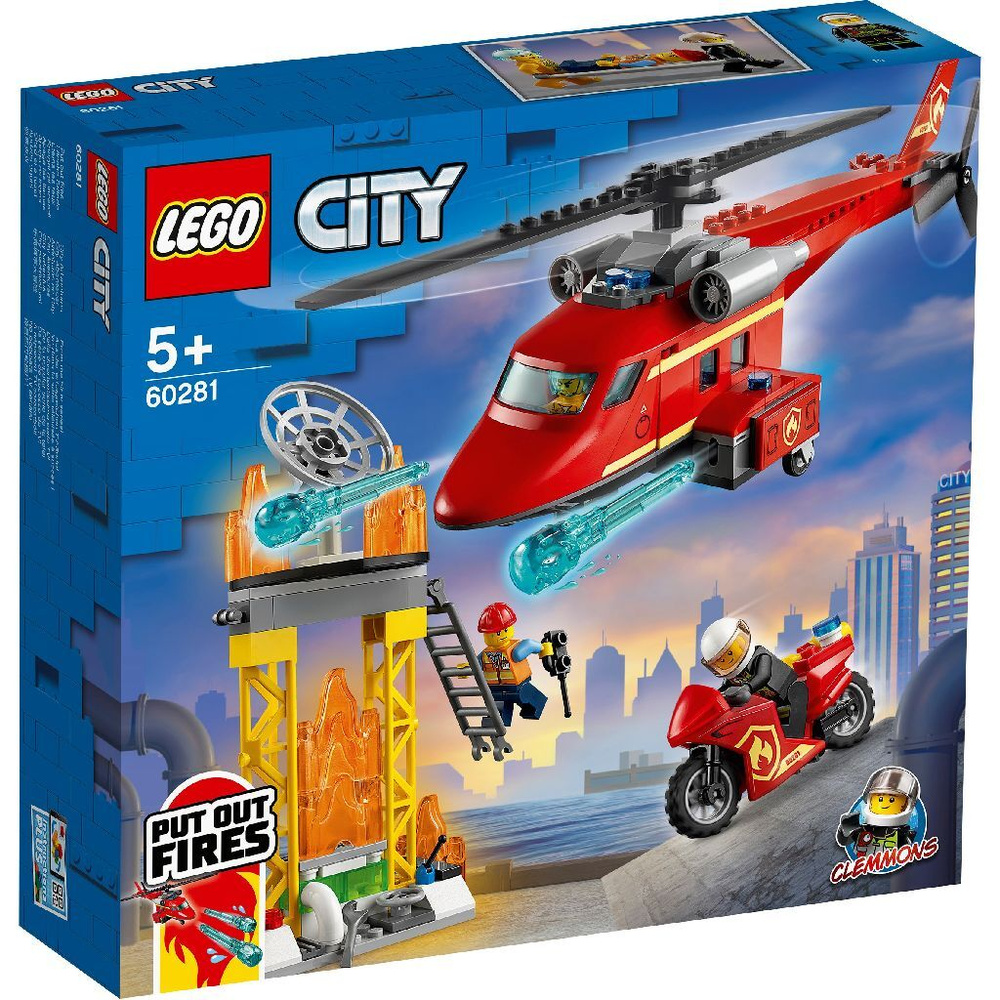 картинка 60281, Конструктор LEGO CITY "Спасательный пожарный вертолёт" от магазина Одежда+